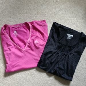 Adidas and kirkland large tops